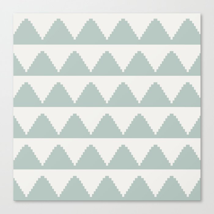 Geometric Pyramid Pattern XXXVI Canvas Print