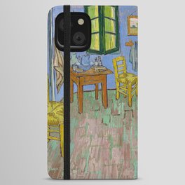 Vincent Van Gogh The Bedroom (1889). Famous painting iPhone Wallet Case