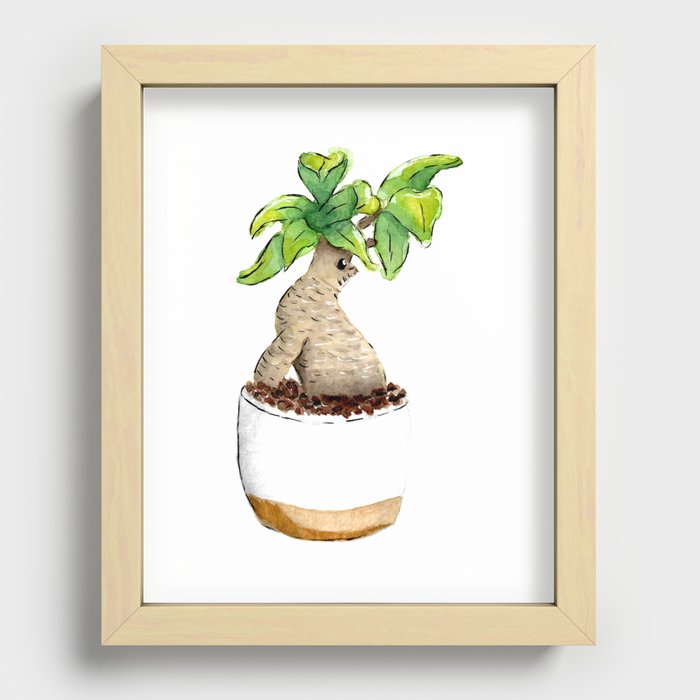 a little Plantyboy Recessed Framed Print