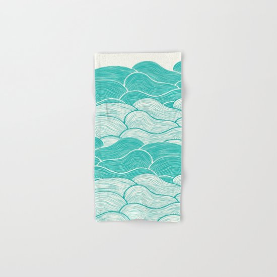 The Calm and Stormy Seas Hand & Bath Towel