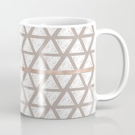 Marble Geometric Sand Beige Triangle Pattern Taupe Coffee Mug | Graphicdesign, Merrymerry, Neutraltones, Geometric, Calacattamarble, Ecrulatte, Sandbeige, Palepastelcolors, Greybeige, Modern 