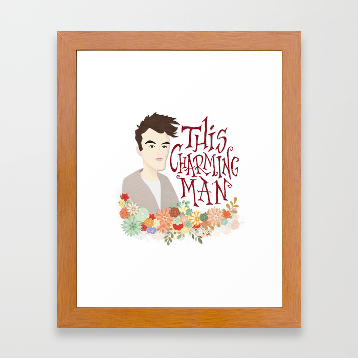 This Charming Man Framed Art Print By Aleroundyou Society6