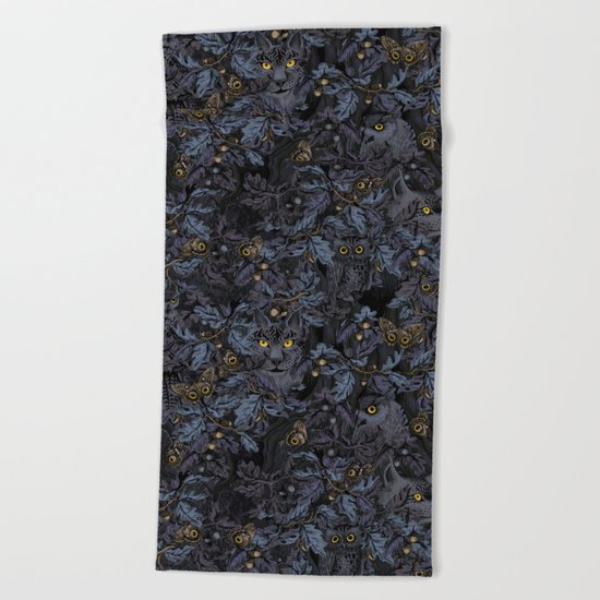 Fit In (moonlit blue) Beach Towel