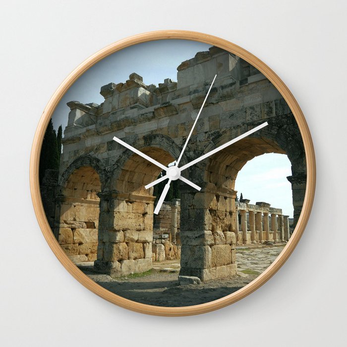 The Northern Roman Gate Hierapolis Wall Clock