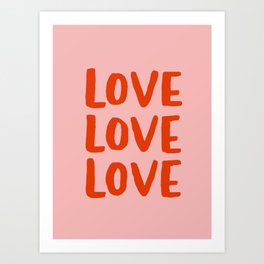 Love Love Love Kunstdrucke