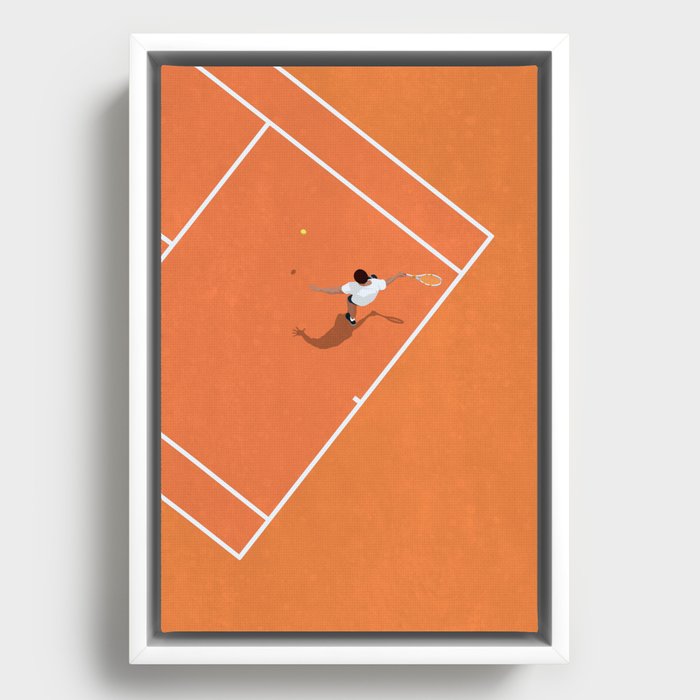 French Open | Tennis Grand Slam  Framed Canvas