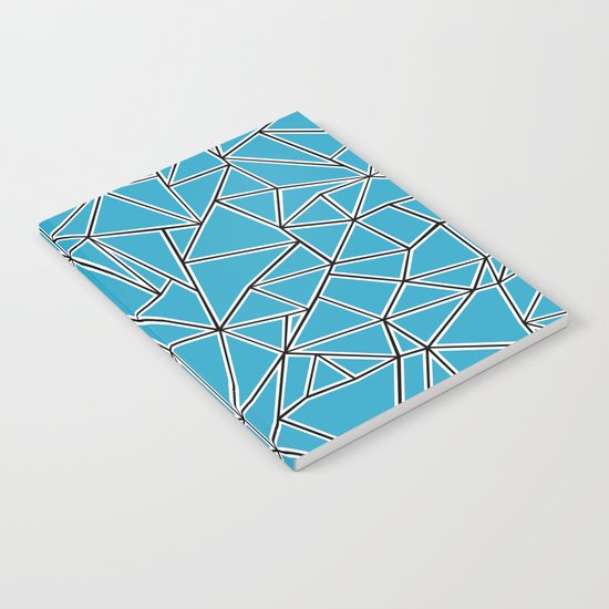 Shattered Ab Blue Notebook