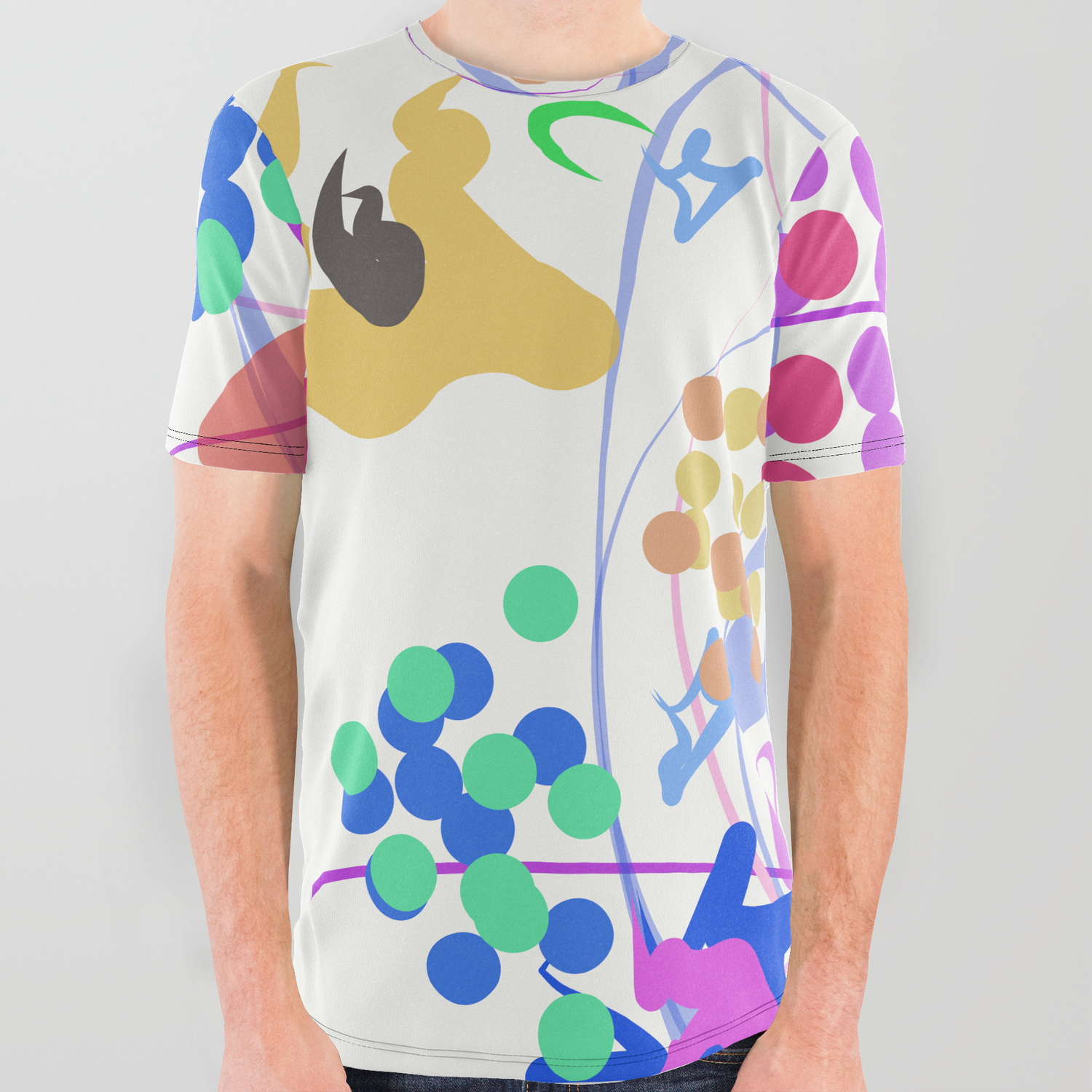 Abstract Garden Nr 6 All Over Graphic Tee By Beebeedeigner Society6
