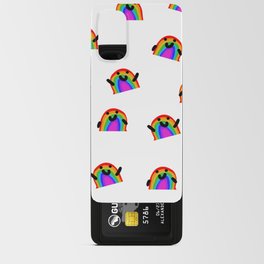 Happy Tiny Rainbows Kidulting Fun Happy Pattern Android Card Case