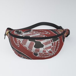 Authentic Aboriginal Art - Turtle Dreaming Fanny Pack