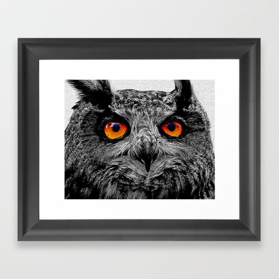 YOU'RE THE ORANGE OF MY EYES Framed Art Print
