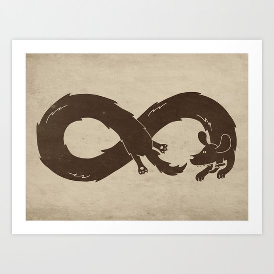 The Infinite Chase Art Print