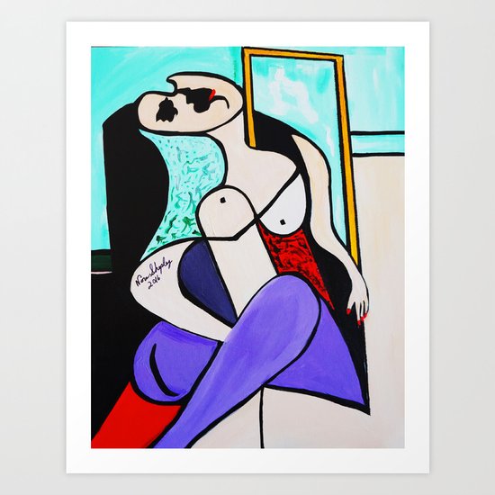 HANG OVER Art Print