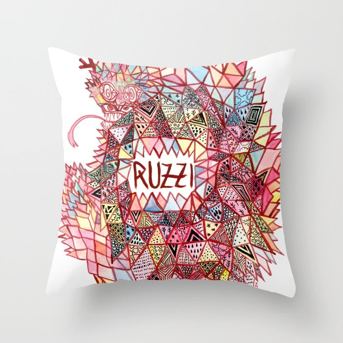 Ruzzi # 001 Throw Pillow