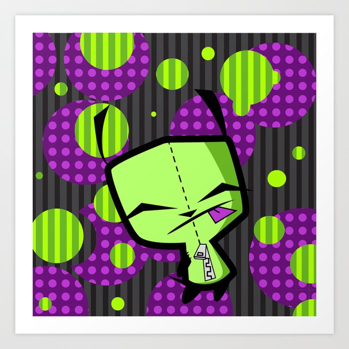 drawings of gir from invader zim