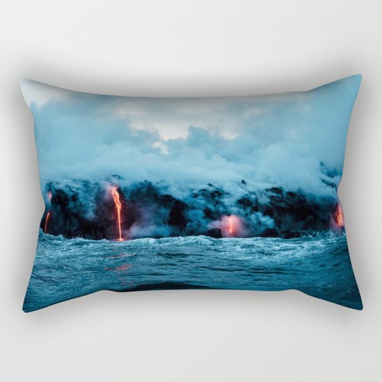 Rising New Earth Rectangular Pillow