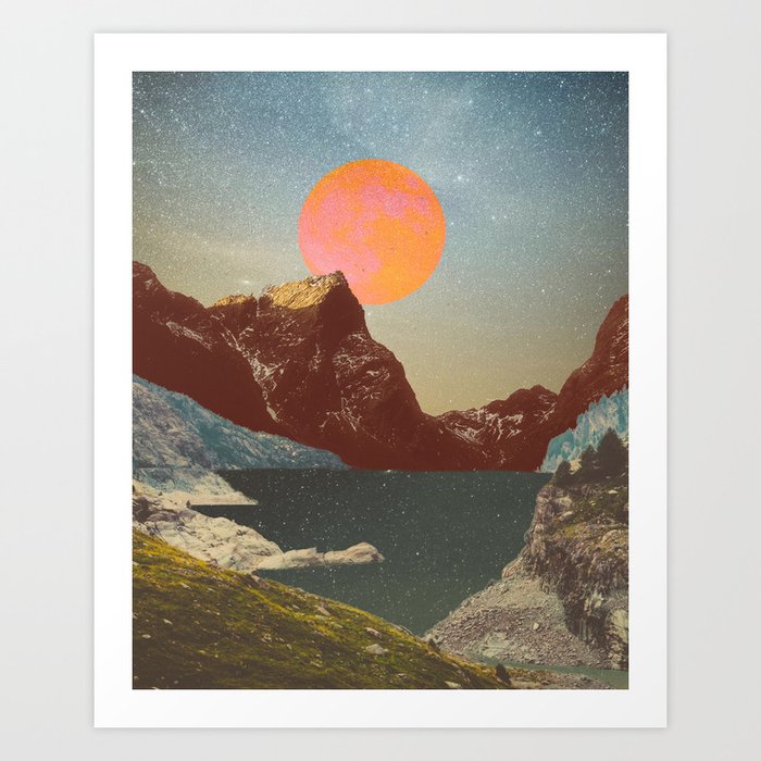 Landscape Collage No.3 Art Print by Moon Crab | Society6