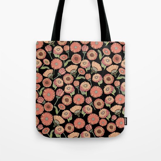 Vintage Florals Tote Bag