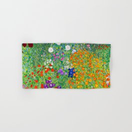 Flower Garden - Gustav Klimt Hand & Bath Towel