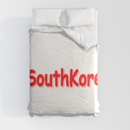 "#SouthKorea" Cute Design. Buy Now Comforter