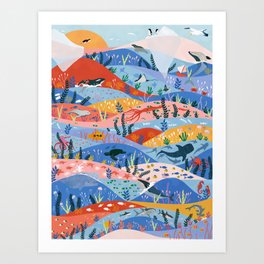 oceans Art Print