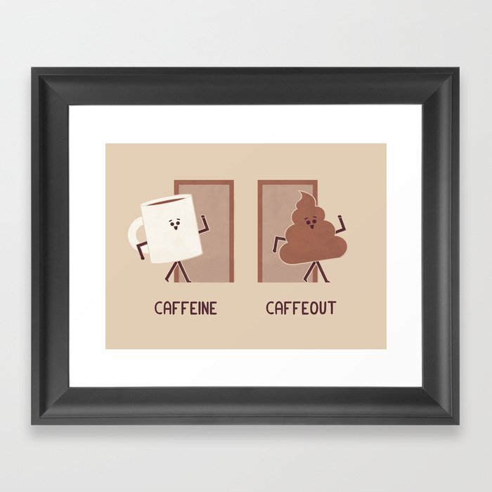 Caffeine Framed Art Print