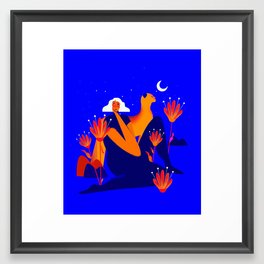 What a Long Night!  Framed Art Print