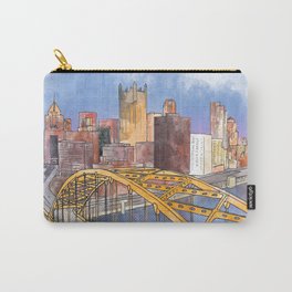 Pittsburgh Fort Pitt and Downtown Carry-All Pouch