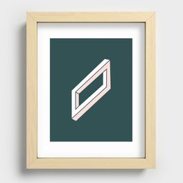 Impossible Rectangle Recessed Framed Print