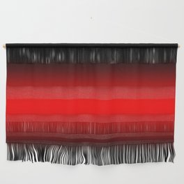 Black Edge Red Horizontal Gradient Wall Hanging