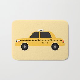 New York City, NYC Yellow Taxi Cab Bath Mat