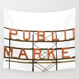 Pike Place Public Farmers Market - Sunrise Wall Tapestry