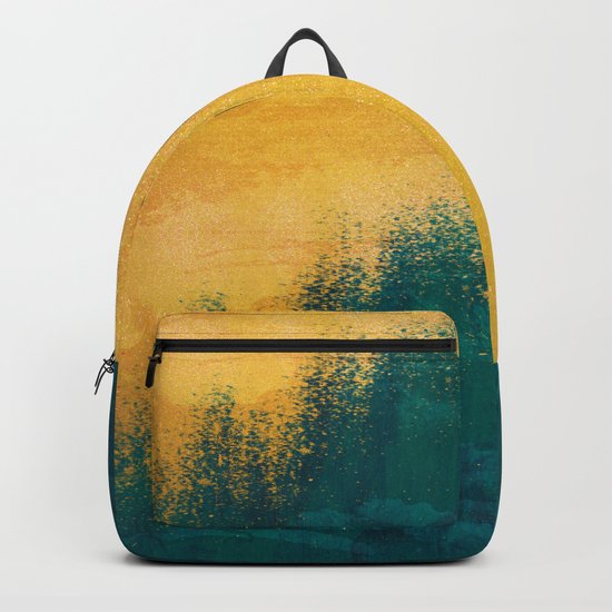 Gold Rush Peacock Backpack