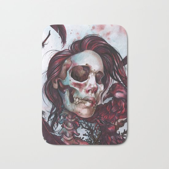 Queen of Ravens Bath Mat