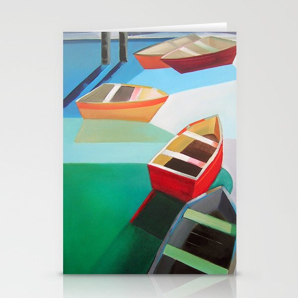 Five Boats Stationery Cards
