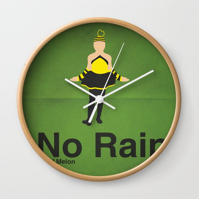 No Rain Wall Clock