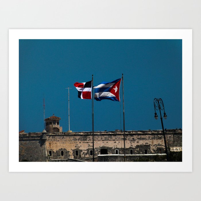 Cuban Flag Art Print