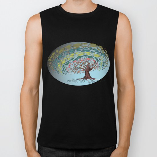 Tree Biker Tank