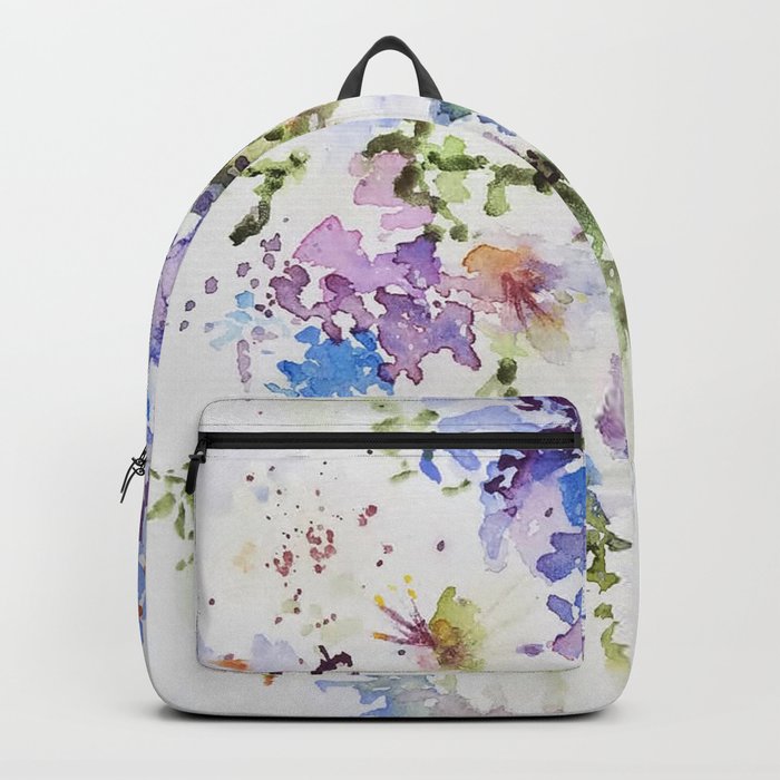 floral pointillism Backpack