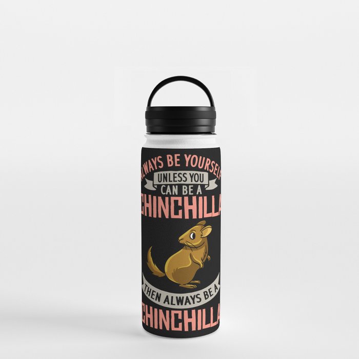 Chinchilla Animal Cute Funny Cage Bath Water Bottle