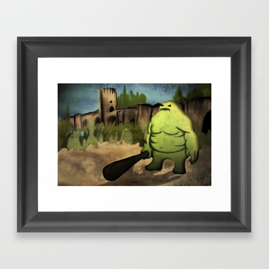 Bridge Guardian Framed Art Print