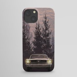 Vintage Mustang Pines iPhone Case