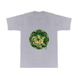 Leafy Green Aardvark Tattoo Company Logo T Shirt