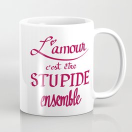 L'amour calligraphy Mug