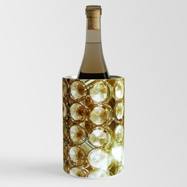 Brilliant Crystals and Gold Tones Wine Chiller