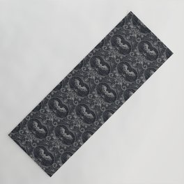 Gothic lace-bats-black Yoga Mat