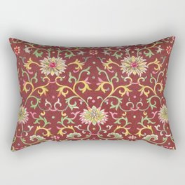 Chinese Floral Pattern 28 Rectangular Pillow