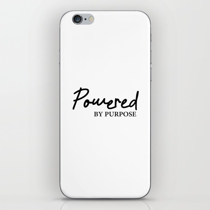 Powered By Purpose iPhone Skin