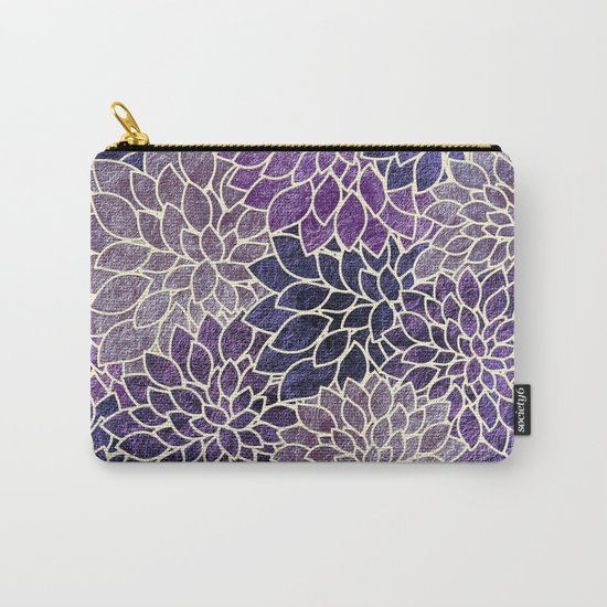 Floral Abstract 11 Carry-All Pouch