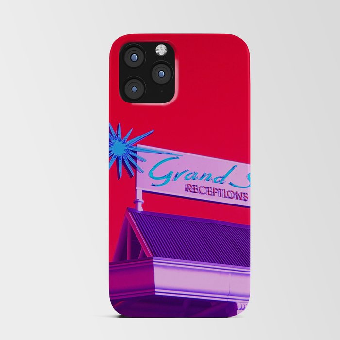 Infrared Vintage Neon Sign iPhone Card Case